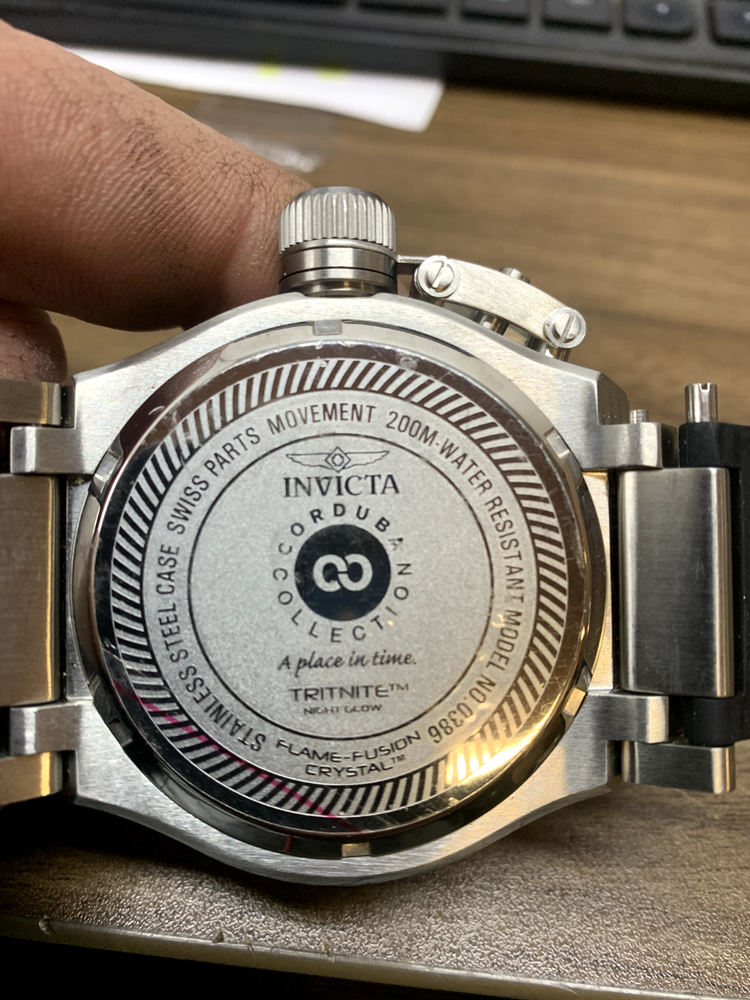 invicta model 0386 corduban collection 200m h20 swiss movement retail 895