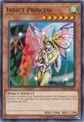 Insect Princess OP07-EN015 Common Unlimited Edition x3 Near Mint