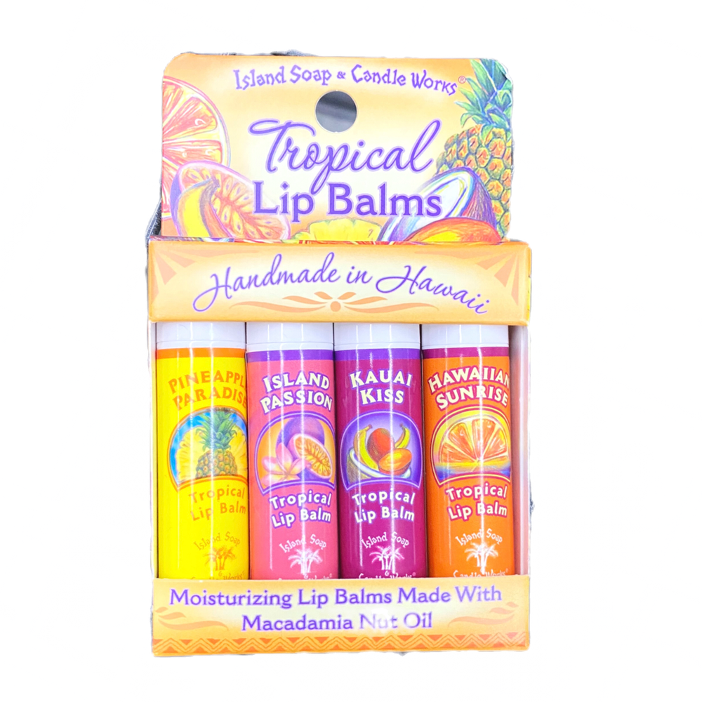Island Soap & Candleworks Natural Lip Balm Sample Pack 🌿💋 Moisturizing & Nourishing