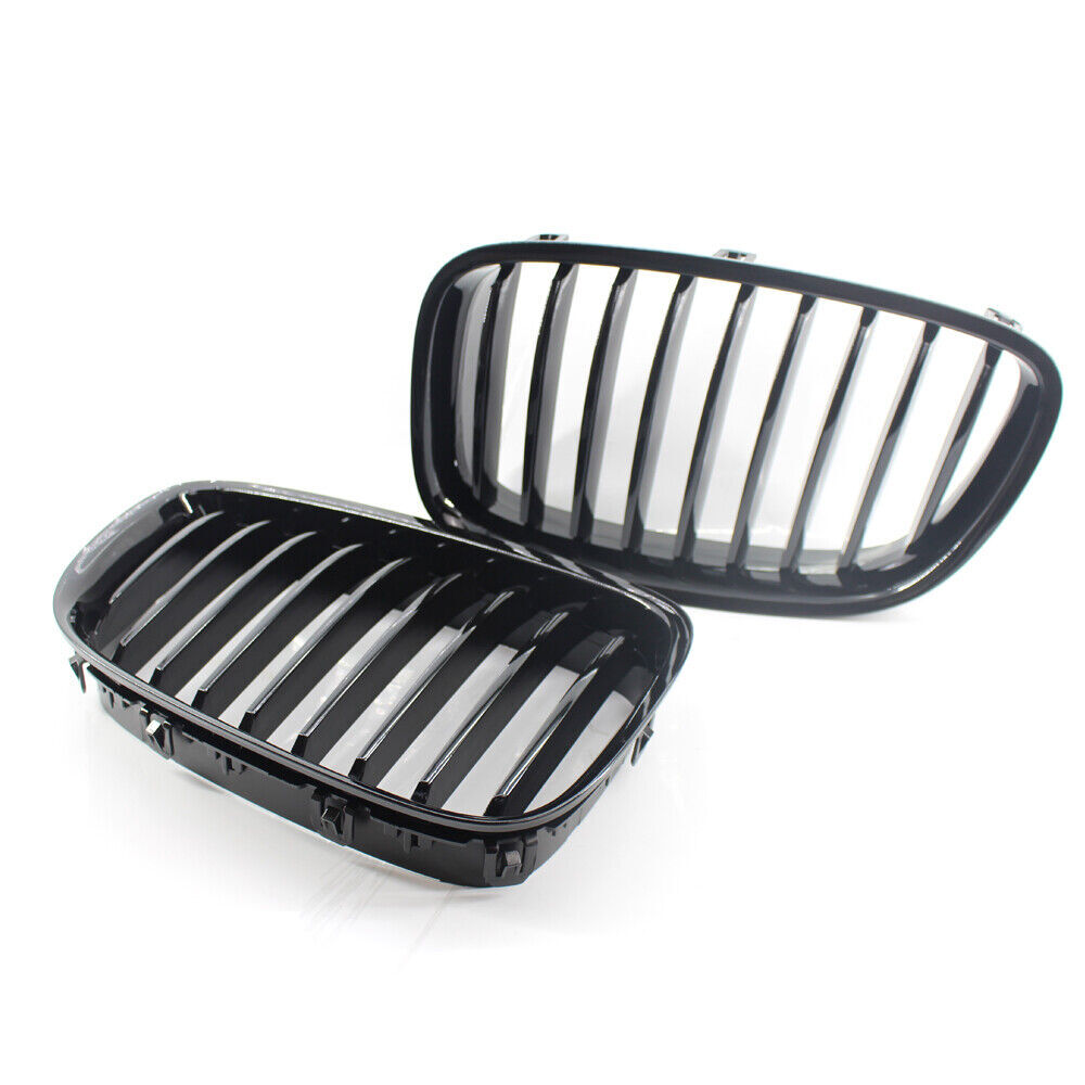 Car Front Kidney Grille Gloss Black for BMW F07 535i 550i GT xDrive 10-15 4-Door