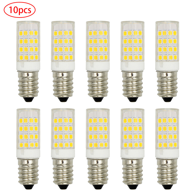 10 Pcs E14 LED Corn Light Bulbs 2835 SMD Replace Lamp Incandescent 1.5 W 3000K