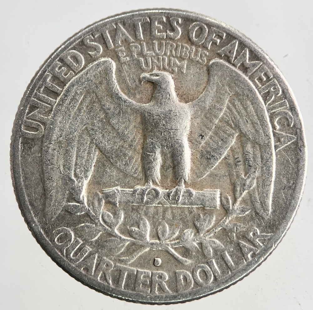 1963-D USA Silver Quarter Dollar Coin | Fine Collectible Condition  
