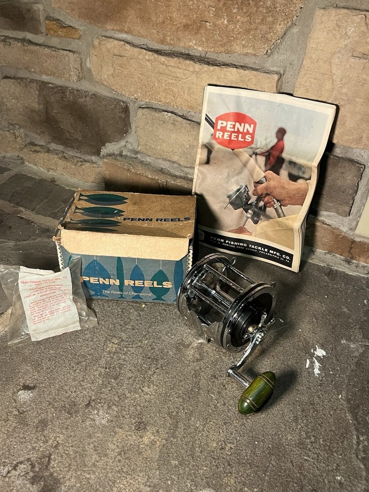 Penn Reels 114 6/0 Senator Big Game Reel With Box & Accessories