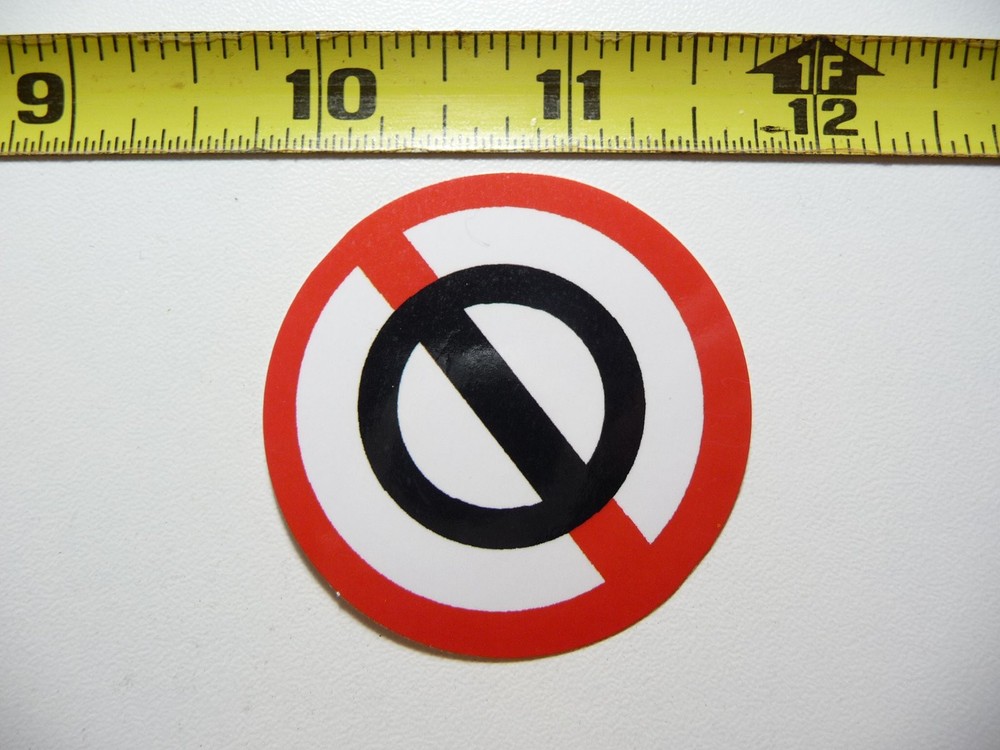 No Jewelry Allowed Decal Sticker for Workplace Safety and Occupation Prohibitions