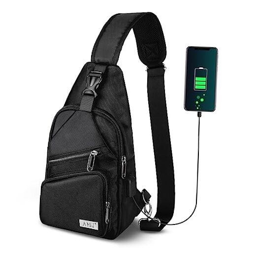Crossbody Sling Bag for Men & Women - Casual Shoulder Backpack & Chest Daypack