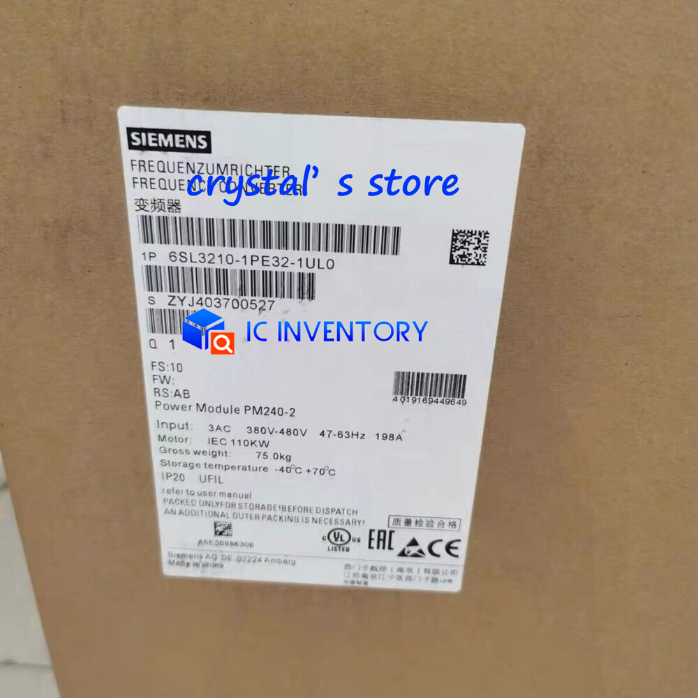 1PCS new Siemens  6SL3210-1PE32-1UL0 SINAMICS G120  POWER MODULE