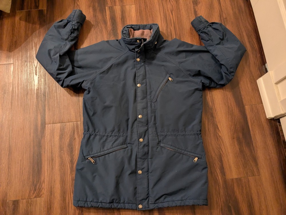 VINTAGE The North Face Gore Tex Jacket Mens Medium Blue Men Made In USA Nylon