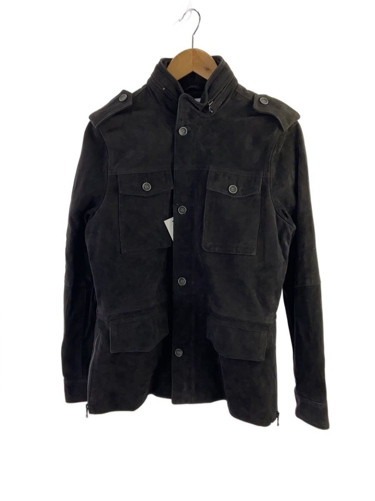 Emmeti Leather Jacket Blouson/46/Goat Leather/Blk/Plain 3368