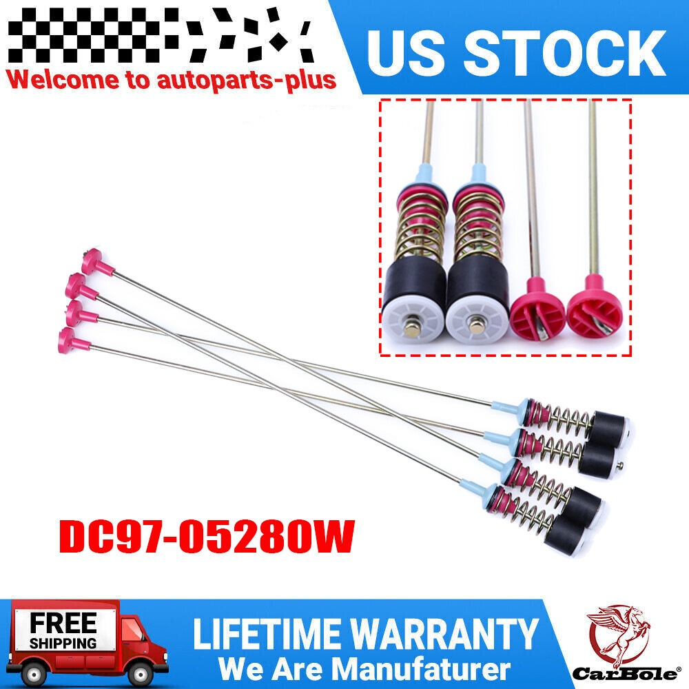 Samsung Washer Suspension Rod Kit for WA50R5200AW US WA50R5400AV US WA50T5300AC  