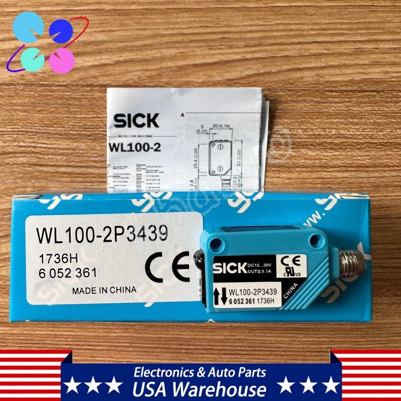 *BRAND NEW* For SICK WL100-2P3439 Miniature Photoelectric Sensor 10-30Vdc