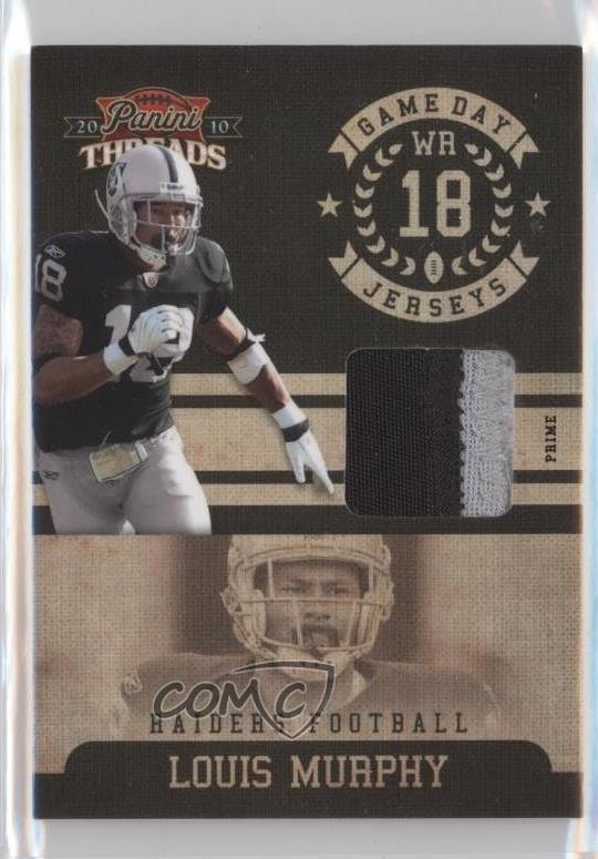 2010 Panini Threads Game Day Jerseys Prime Louis Murphy #10 /50-image