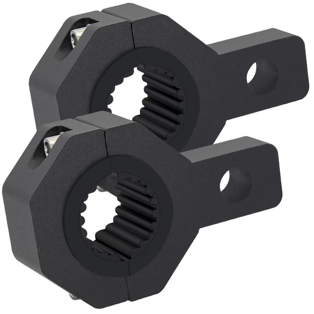 Universal Motorcycle Tube Clamp Mount Kit for 0.75-1.25 LED Offroad Lights 2Pcs