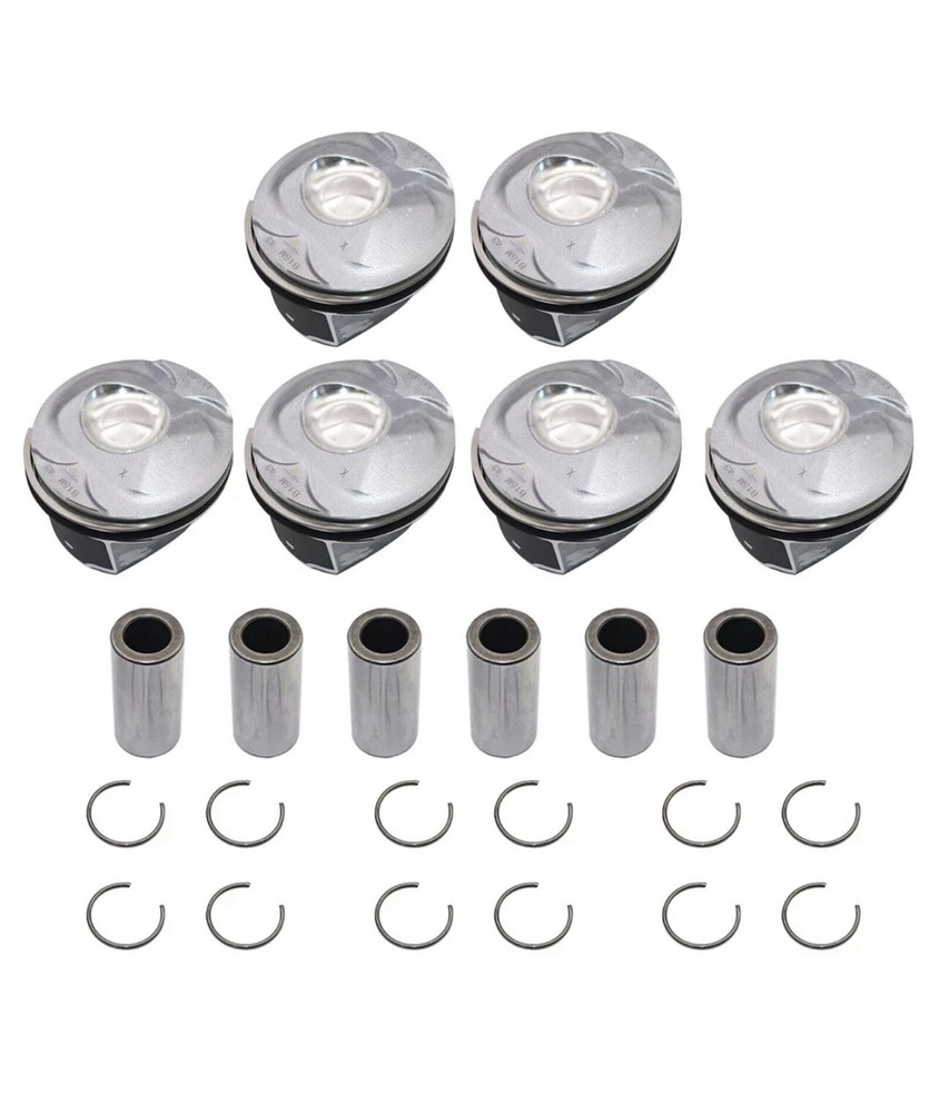 Jaguar Land Rover Oversized +0.25mm Piston With Rings 6PCS AJ126 3.0L V6 S/C