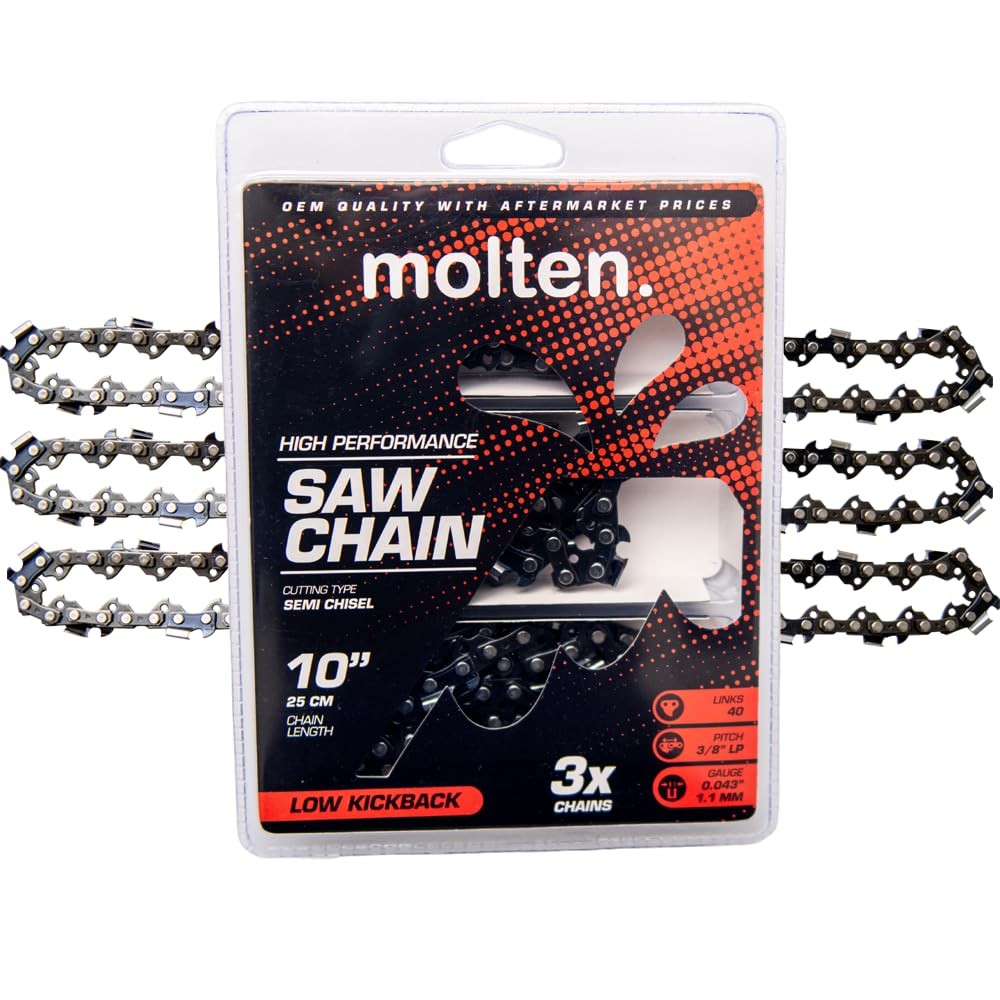 10-Inch Chainsaw Chain for Milwaukee EGO Ryobi Pole Saws