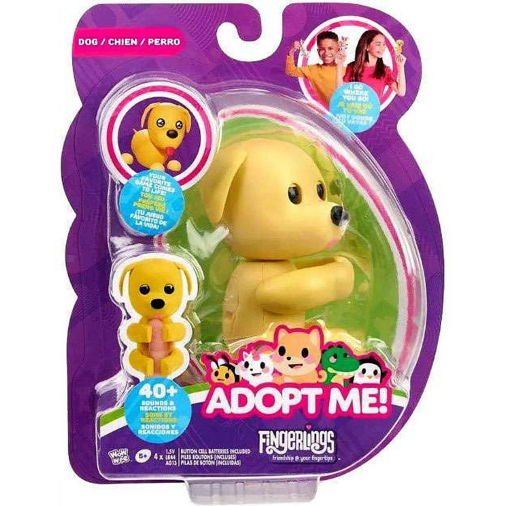 Adopt Me Fingerlings Interactive Dog w/ 40+ Sounds & Reactions. NEW SEALED BOX