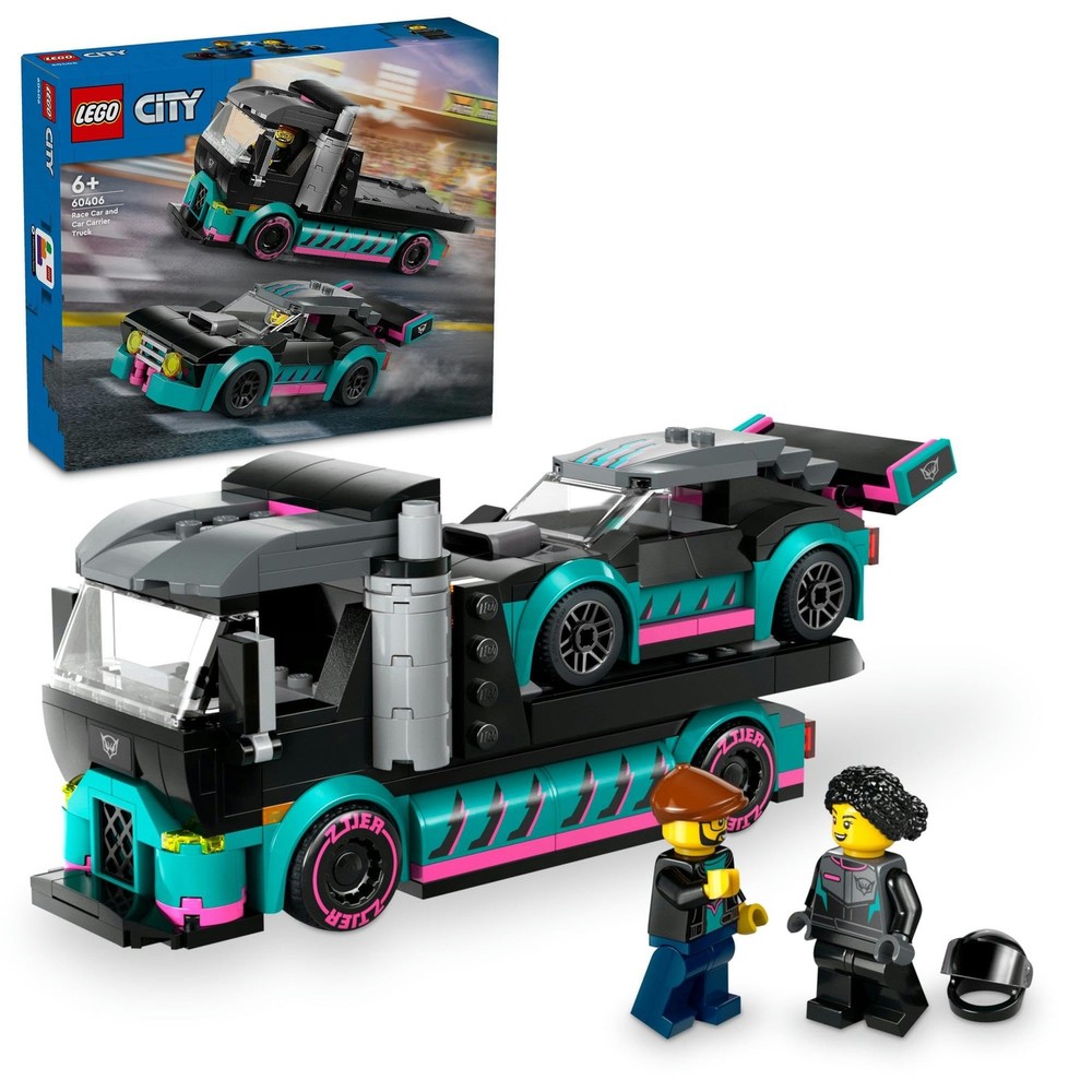 LEGO City Race Car and Transporter 60406