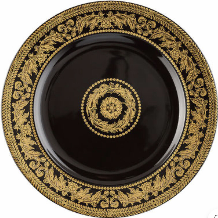 VERSACE GOLD BAROQUE PLATE WALL LIMITED ED. 12