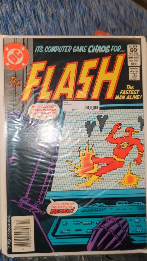 The Flash #304 Newsstand Variant (DC Comics December 1981)