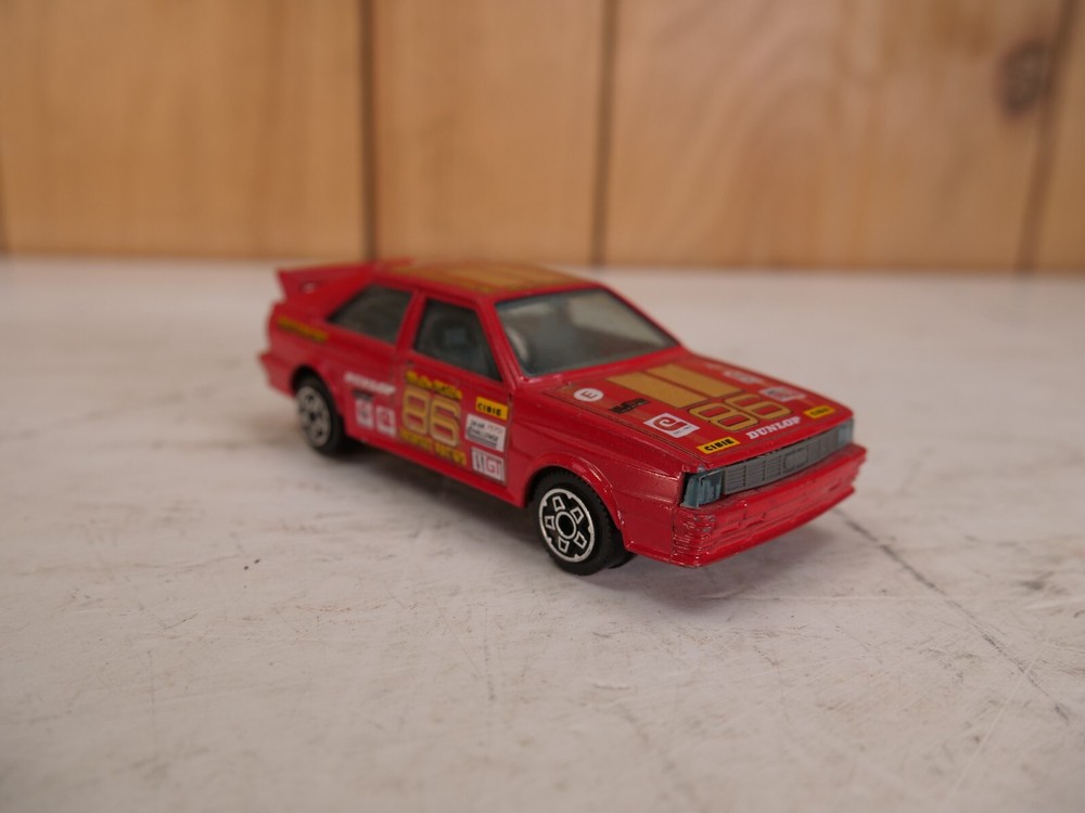 VINTAGE BURAGO AUDI QUATTRO 1/43 HAVASTAT RACING 86 DUNLOP MUTTER MUELLER