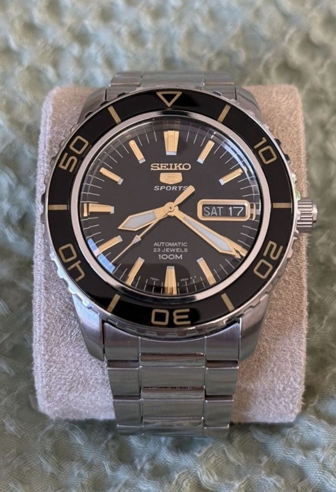 Seiko 5 Sports SNZH55J1 Automatic Dive Watch with Black Dial