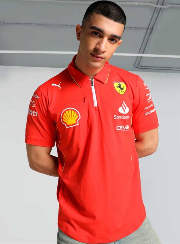 Scuderia Ferrari F1 Pro Team Polo Shirt 2024 Red