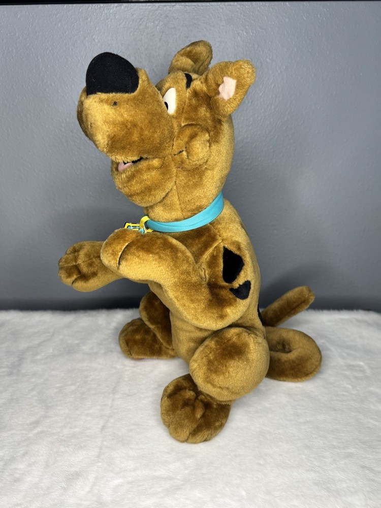 Scooby Doo Electronic Talking Dog Cartoon Network Plush Toys Works VTG 2001 15”