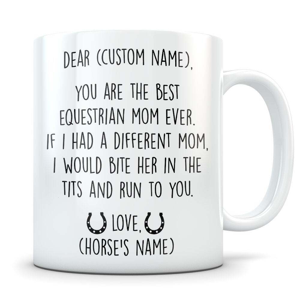 Equestrian Gifts For Women Equestrian Gifts Equestrian Mom Equestrian Mug