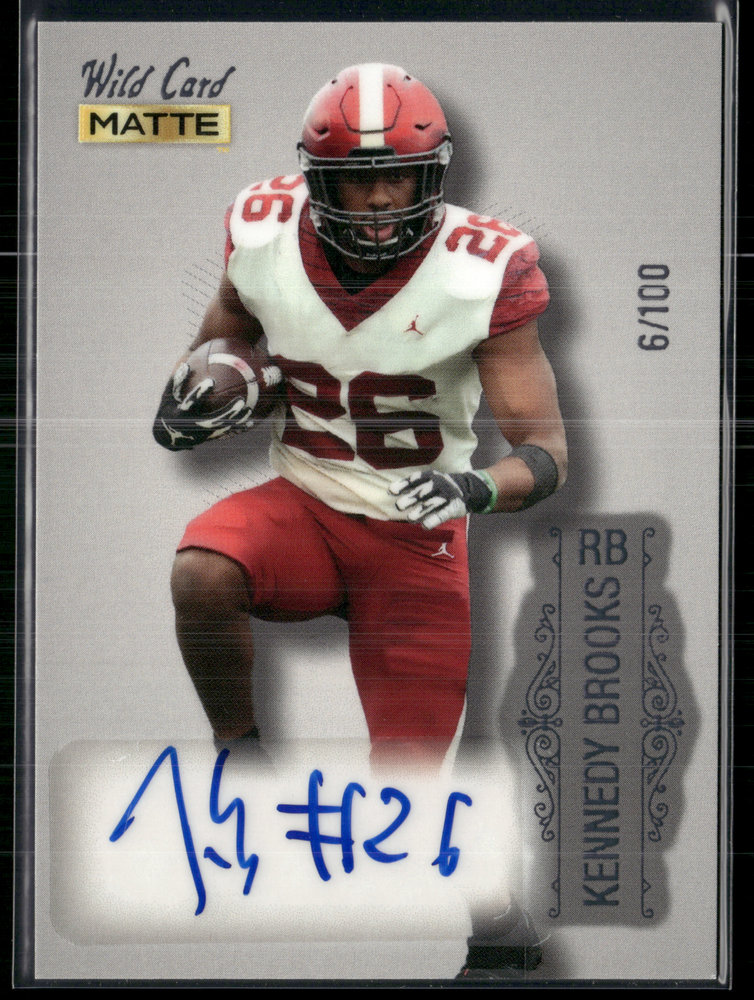 Kenendy Brooks 2022 Wild Card Matte Auto 6/100