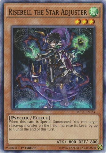 Risebell the Star Adjuster MP14-EN023 Common 1st Edition Moderately Played