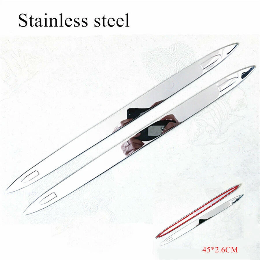 2Pcs Car Bumper Protector Corner Guard Anti-Scratch Strip Sticker Body Protector