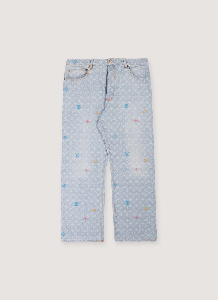 Louis Vuitton Tyler, the Creator Monogram Denim Pants Light Indigo
