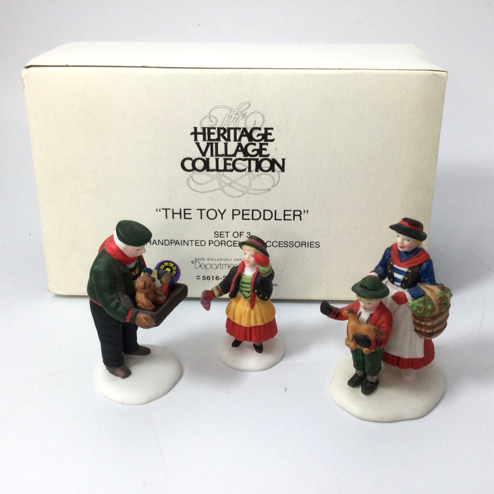 Department 56 Heritage Village The Toy Peddler 5616-2 Collectible Christmas House