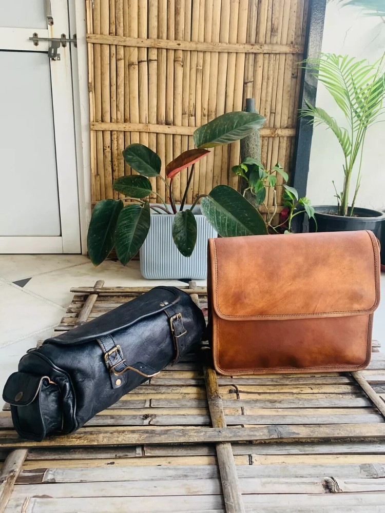 Handmade Genuine Leather Motorcycle Saddlebags Limited time offer-image