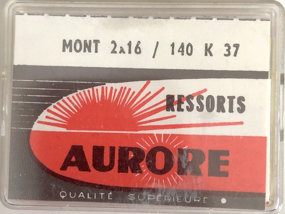 1X=1 Mainspring X 2710 1.40 X 0.095 Ø 10 Watch 140 K 37 - 2 X 16