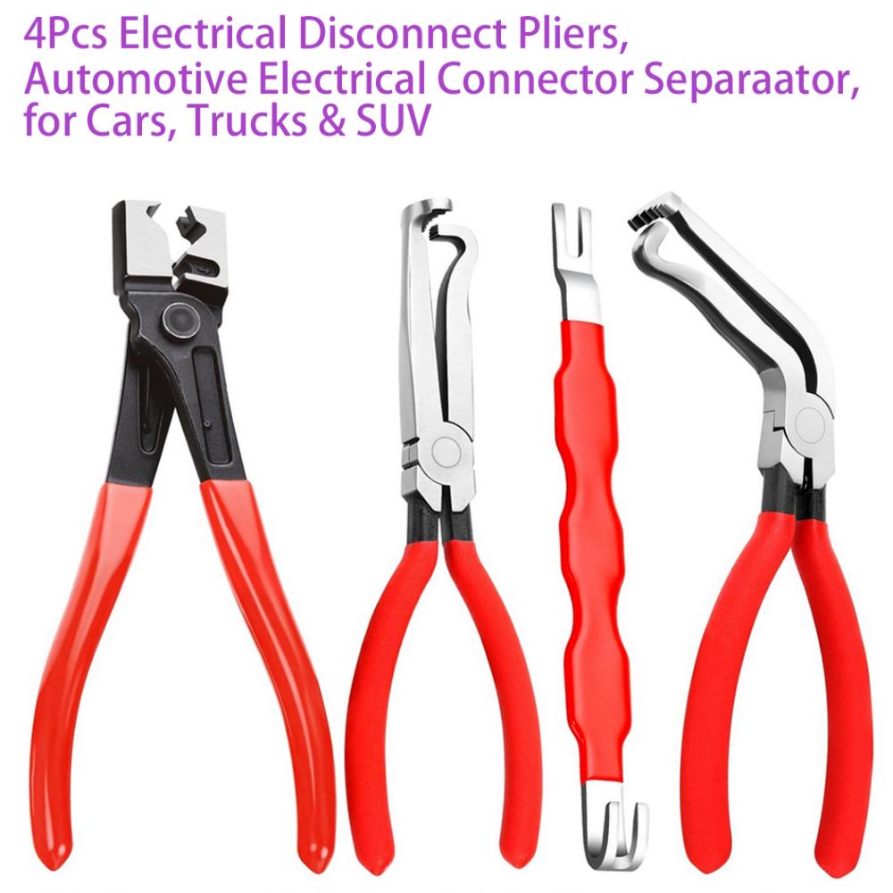4 Pack Electrical Disconnect Pliers,Electrical Connector Separator for Cars