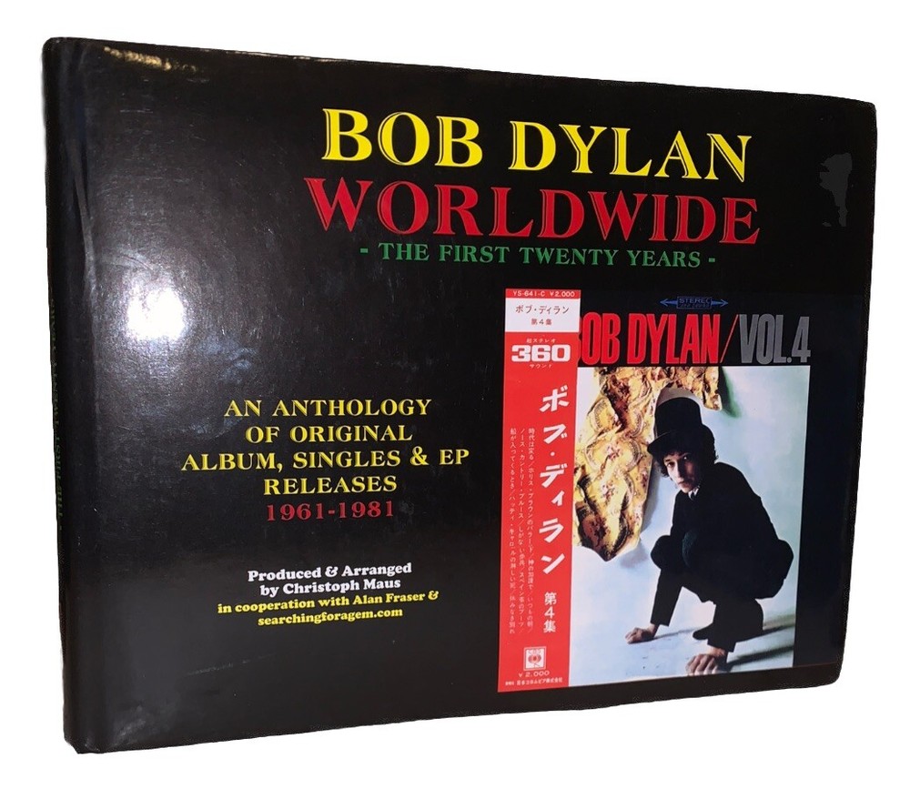 SIGNED, 1 of 500, BOB DYLAN WORLDWIDE: THE FIRST TWENTY YEARS, by CHRISTOPH MAUS
