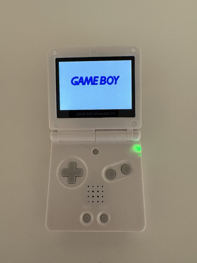 Nintendo Game Boy Advance GBA SP with IPS Screen and USB-C Mod