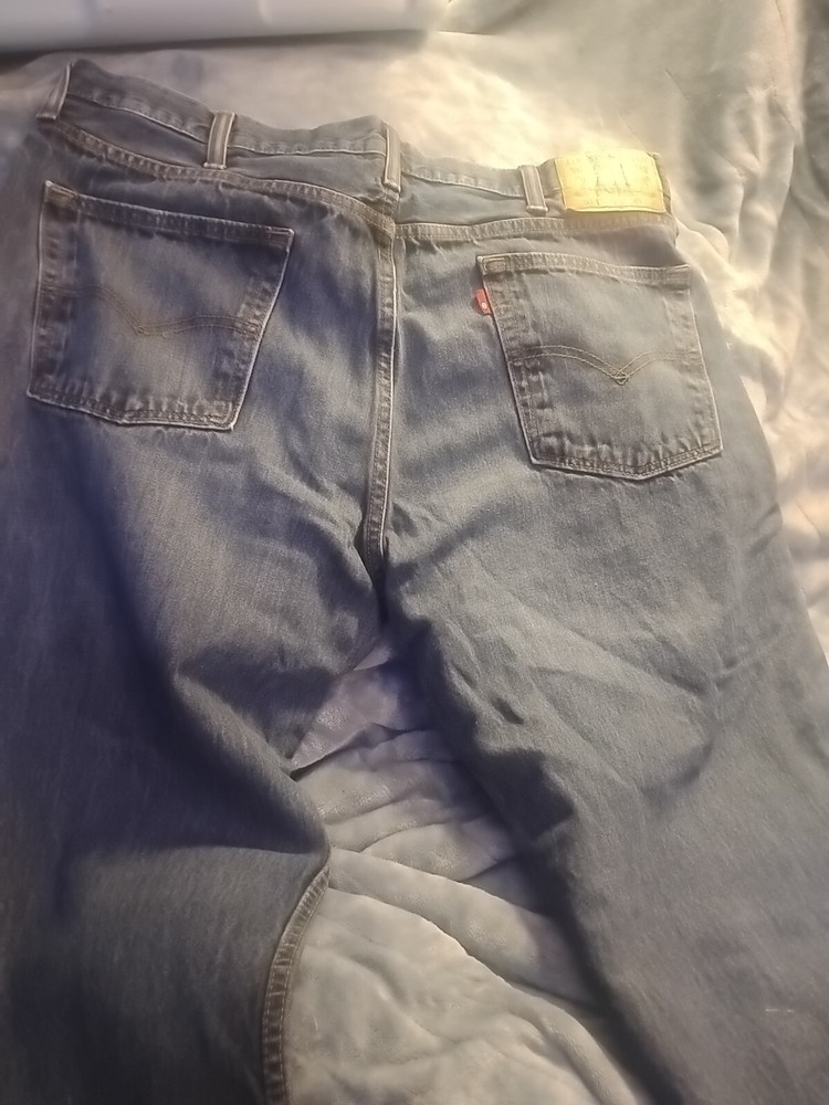 Levi's 505 Regular Fit Jean for Men, Hard To Size 38x 30 inch - Medium Stonewash