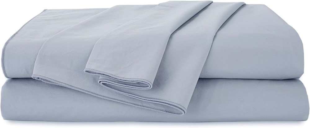 4-Piece Ecopure Queen Size Sheet Set | 100% Organic Cotton Sheets | Comfortwashe