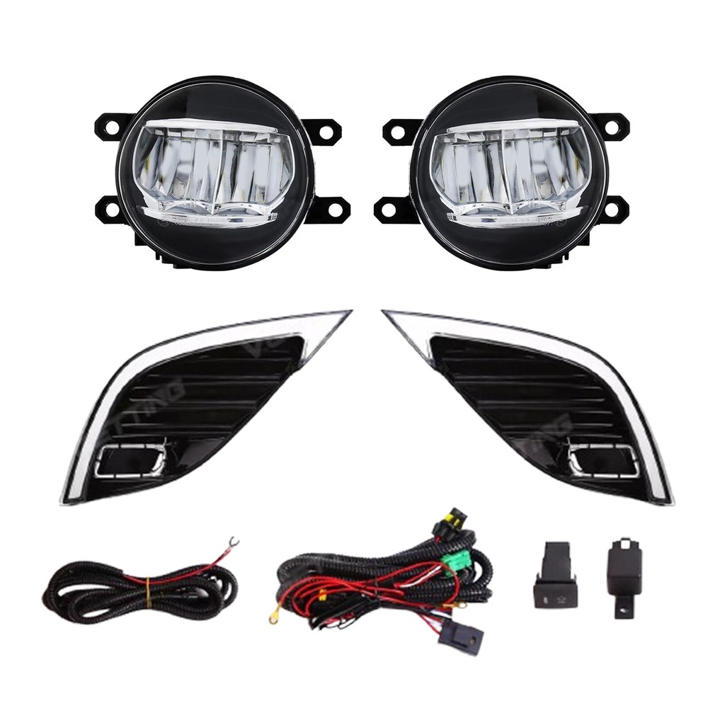 For Toyota Camry SE XSE 2018-2020 LED DRL Fog Light Kits Driving Lamp LH RH