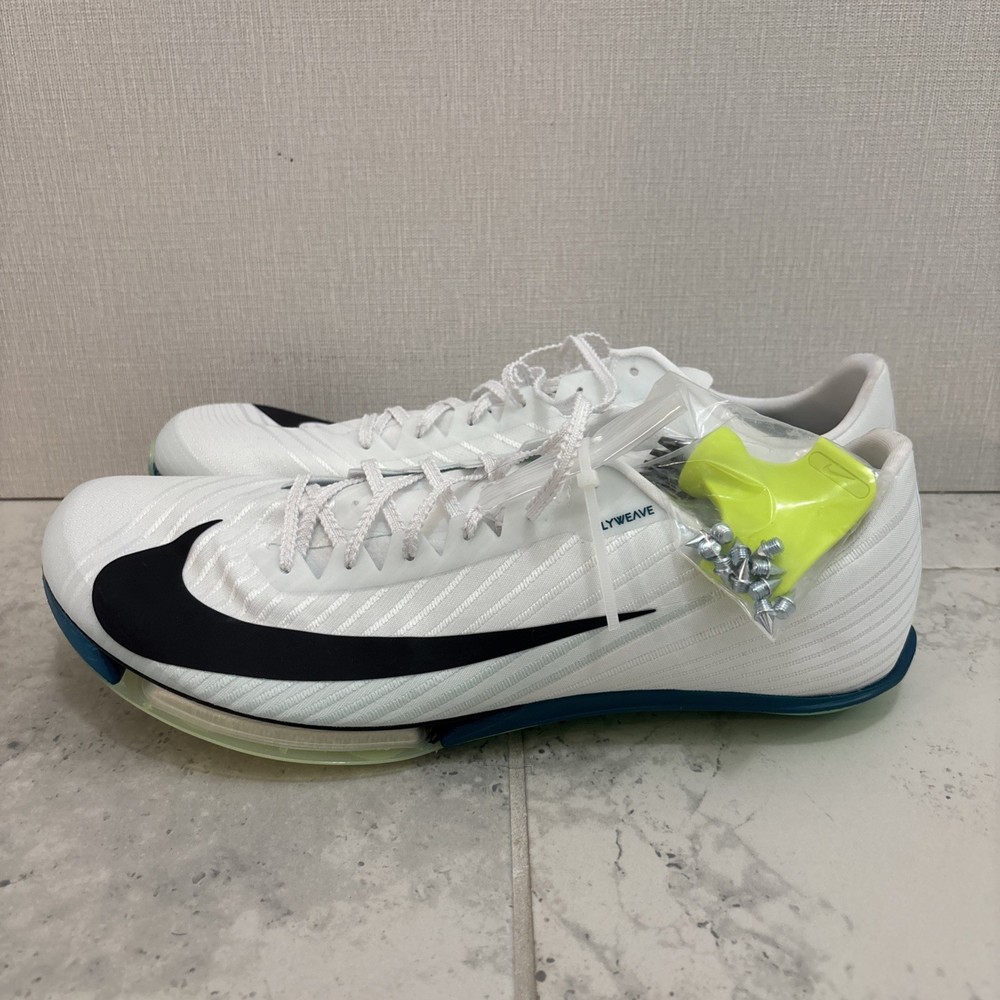 Nike Air Zoom Maxfly 2 White Black Bright Spruce Men’s Size 14 FD8395-102