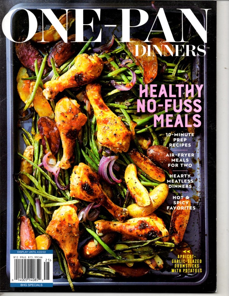 Better Homes and Gardens Easy One-Pan Dinners Cookbook 2022