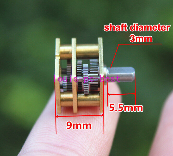 12mm Full Metal Gearbox Speed Reducer for N20 Motor-image
