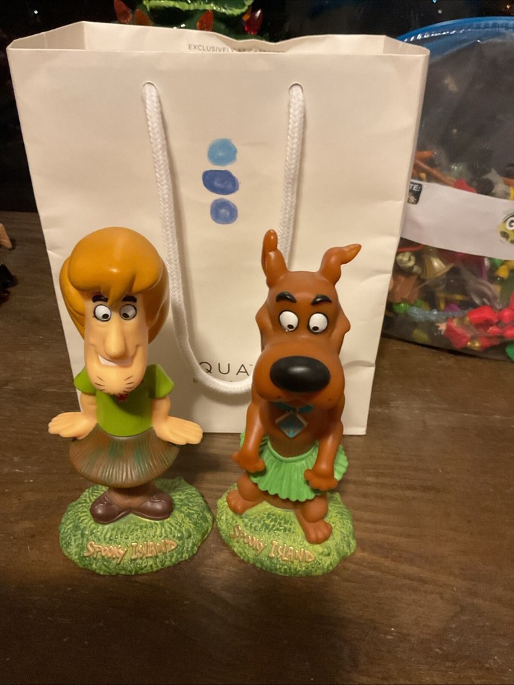 Scooby Doo Spooky Island Shaggy & Scooby Hula Bobble Hanna-Barbera Rare