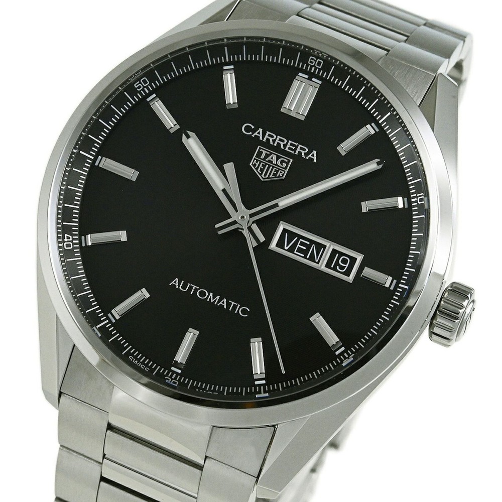 TAG HEUER Carrera Day-Date Automatic Watch WBN2010.BA0640 Stainless Steel