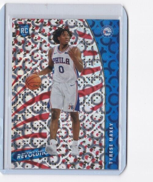 TYRESE MAXEY 2020-21 REVOLUTION BASKETBALL GROOVE PARALLEL ROOKIE-SHIPS FREE