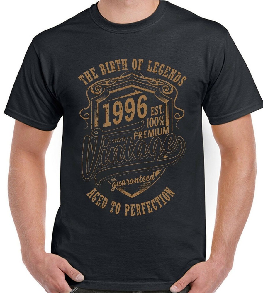 28th Birthday T-Shirt 1996 Mens Funny 28 Year Old Gift The Birth Of Legends
