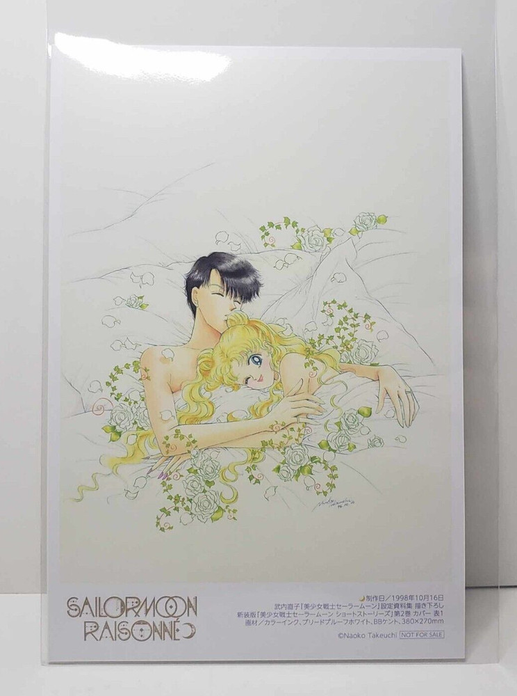 Sailor Moon Raisonné Art Works Book Print Error Notice Corrected Image Card