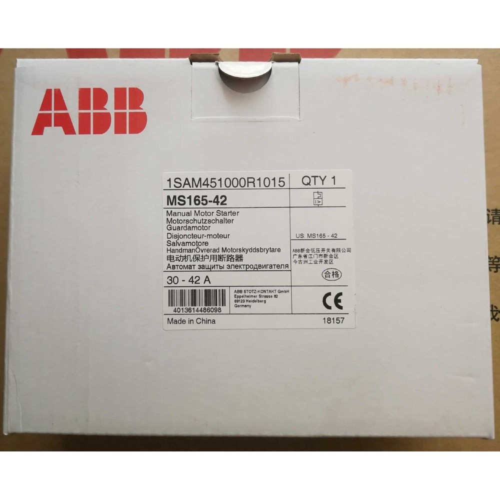 One New MS165-42 1SAM451000R1015 30-42A Circuit Breaker Fast Delivery #E8