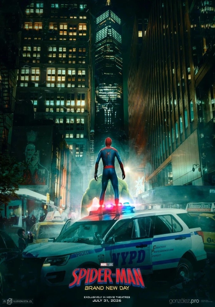 Spider Man Brand New Day Movie Poster July 31 2026 Poster